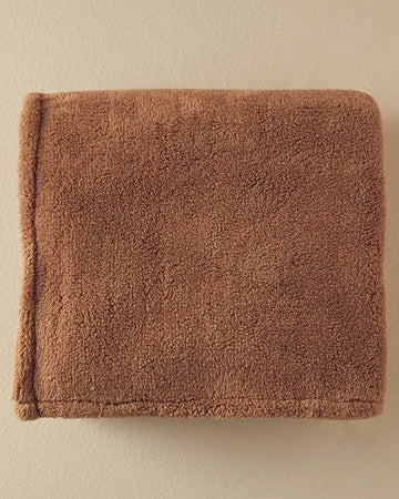 English Home - Fleece Deken - Fleece Plaid - Luxe Woondeken - Zachte deken - Tv Deken - 120x170 cm - Terracotta