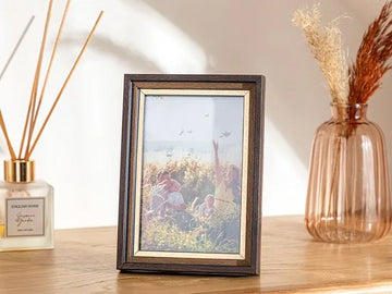 English Home fotolijst - 10x15 cm - Bruin - Goud