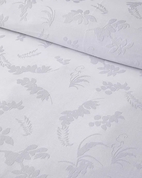 English Home - Glare Dekbedovertrekset - Katoen - Incl. hoeslaken en 2 kussenslopen -200 x 220 cm - Groen – Wit/creme 200 x 220cm