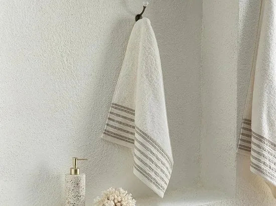 English Home handdoeken - 2 stuk - 50x70 cm - Beige