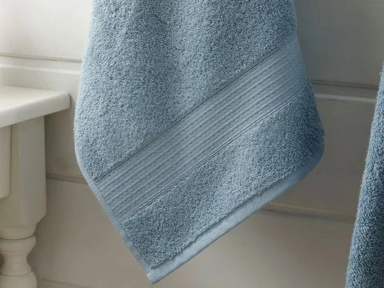 English Home handdoeken - 2 stuks - 30x50 cm - Beige – Blauw 50 x 90cm English Home handdoeken 2 stuk (0272)