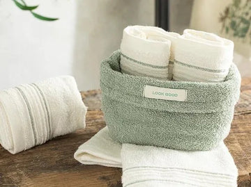 English Home handdoeken set - 4 stuks - 30x40 cm - Groen