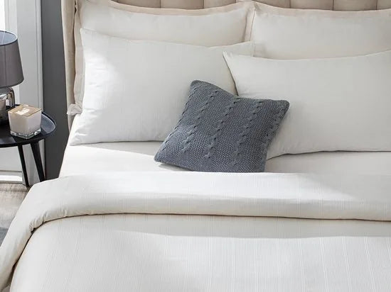 English Home King size Luxe Dekbedovertrekset - 240x220 cm - Beige