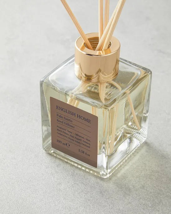 English Home - Palo Santo - Geurstokjes - Huisparfum - Huisgeur - 100ML - Bruin