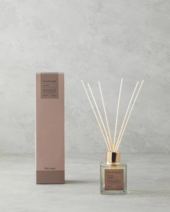 English Home - Palo Santo - Geurstokjes - Huisparfum - Huisgeur - 100ML - Bruin