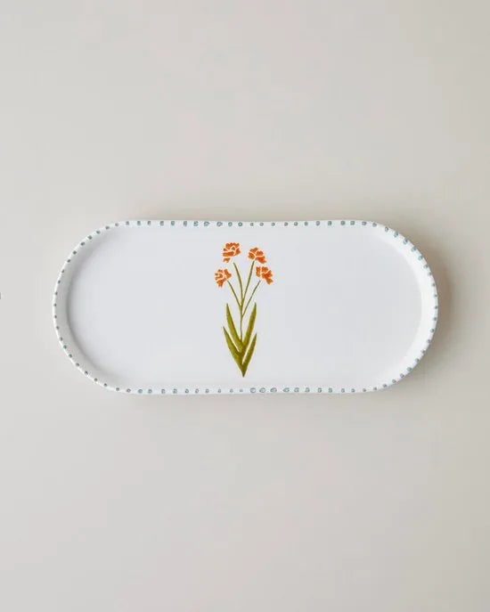 English Home -Enola Ontbijtset - Serviesset 2-Persoons - 8 delig - Kleurrijk Keramiek – Wit-blauw-beige English Home Linea Seramik Ontbijtset 14