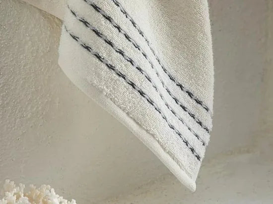 English Home Soft Wave Cottony Face Towel 50x70 cm Ecru- 2 stuks