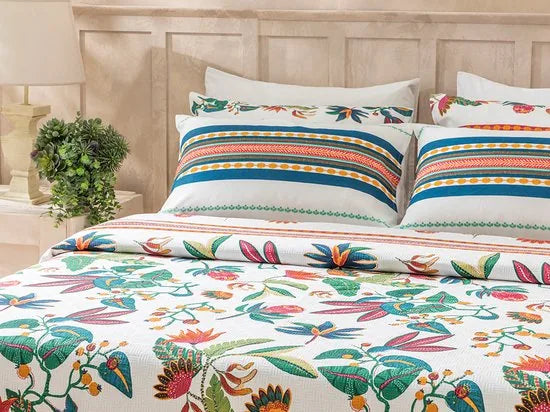 English Home Summer blanket - Bedsprei - 150x220 cm - Groen