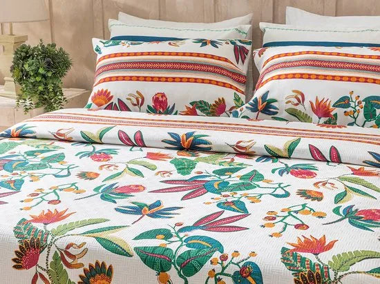 English Home Summer blanket - Bedsprei - 150x220 cm - Groen