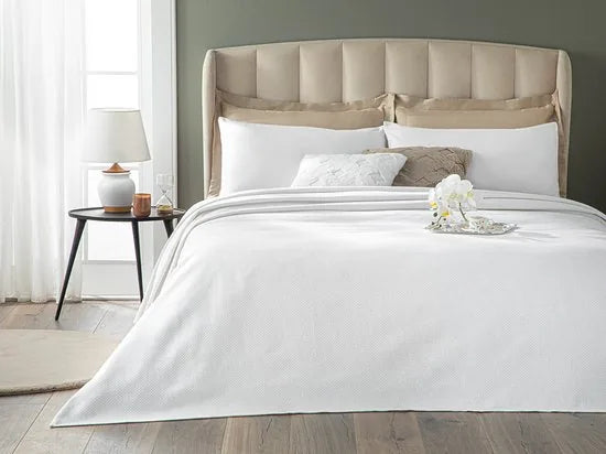 English Home Summer blanket - Bedsprei 160x230 - Wit