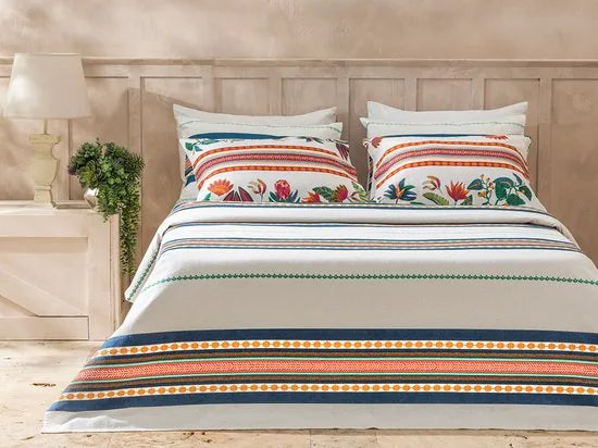 English Home Summer blanket - Bedsprei - 200x220 cm - Blauw