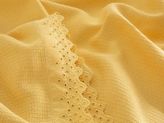 English Home Summer blanket - Bedsprei 150x220 cm - Oranje – Geel 200 x 220cm Bedsprei 200x220 cm Geel (1354)