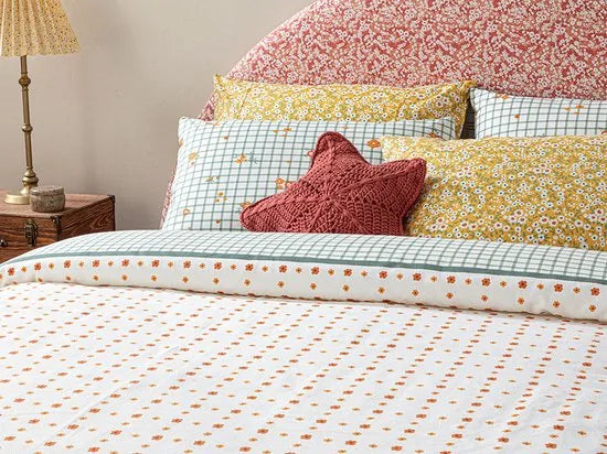 English Home Summer blanket - Bedsprei 200x220 cm - Oranje