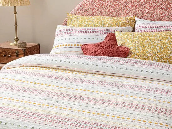 English Home Summer blanket - Bedsprei 150x220 cm - Oranje – Roze 200 x 220cm Bedsprei 200x220 cm Roze (0630)