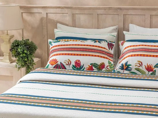 English Home Summer blanket - Bedsprei 240x220 cm - Blauw