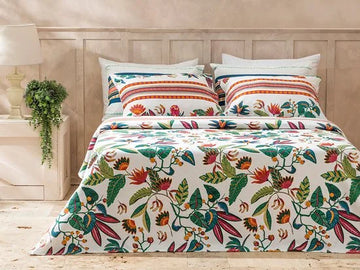English Home Summer blanket - Bedsprei 240x220 cm - Groen