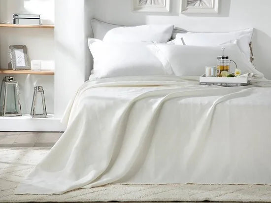 English Home Summer blanket - Bedsprei 240x220 cm - incl. 2 kussenslopen van 2x50x70 cm - Parel