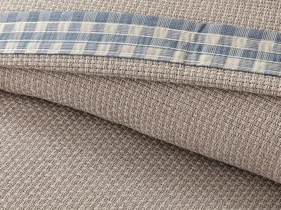 English Home Summer blanket - Bedsprei incl. 2 kussenslopen - 200x220 cm - Beige