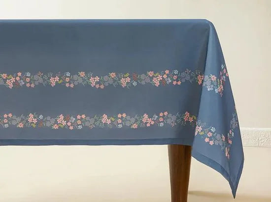 English Home tafelkleed - 150x200 cm - Donker blauw