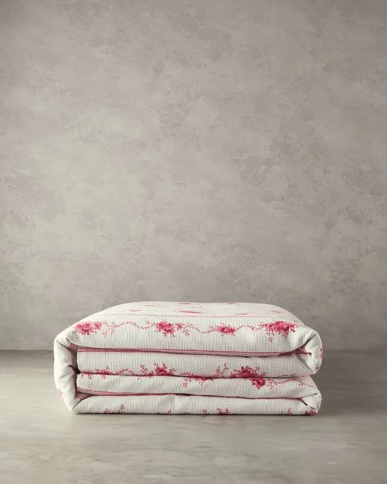 English Home Zomerdeken - King Size - 100% Katoen - 240x220 cm - Roze