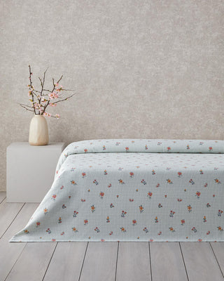 English Home - Floral Zomerdeken - Bedsprei - 100% Katoen