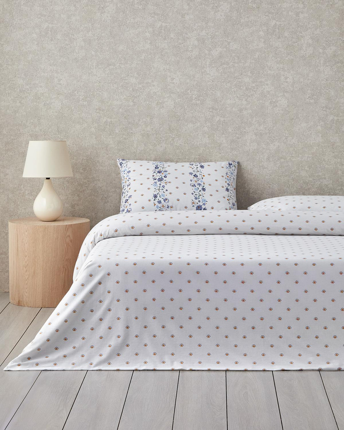 English Home – Dekbedovertrekset Eenpersoons – 100% Katoen – Inclusief Hoeslaken en Kussensloop – 160x220 cm