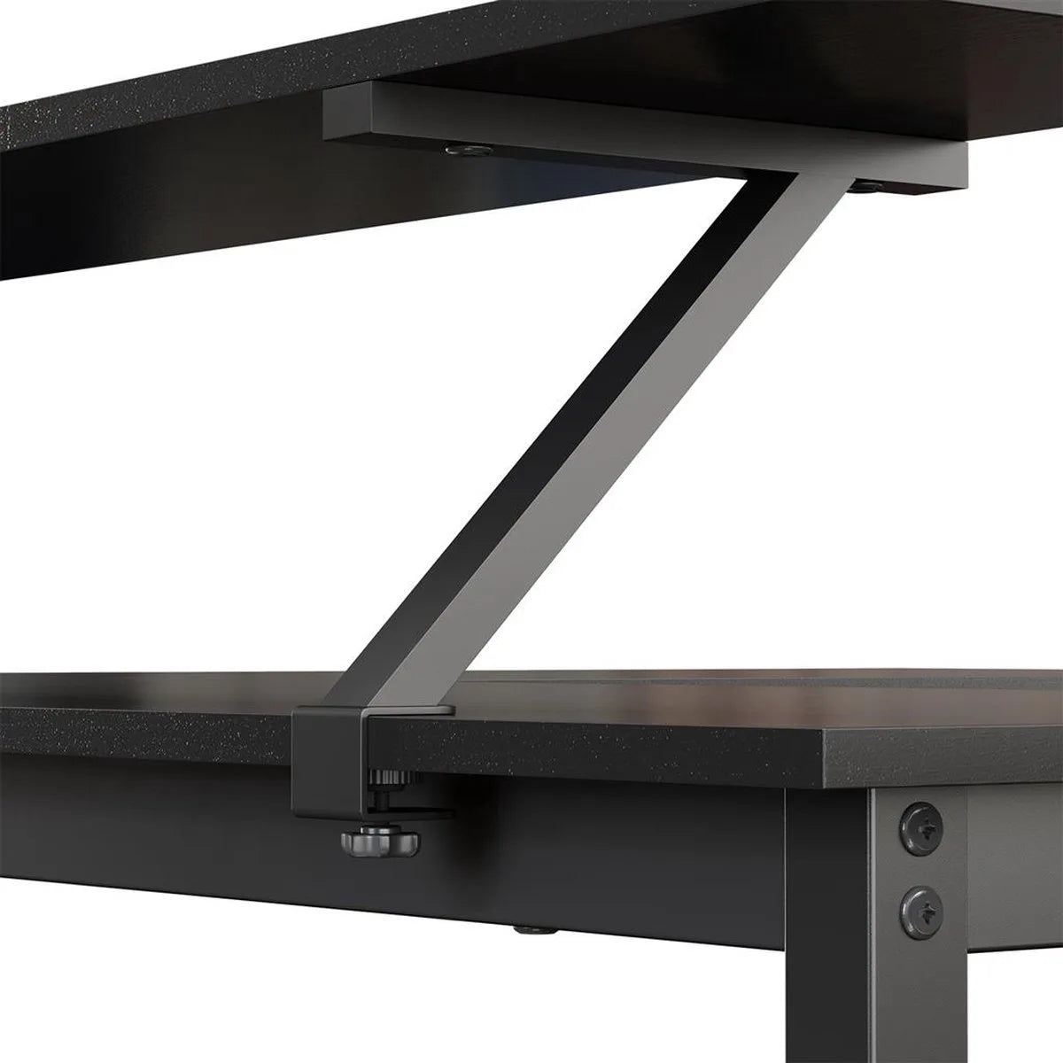 FurnStar hoekbureau - L bureau - 140x130x92.2cm - Zwart