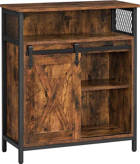 FurnStar keukenkast - Opbergkast - 70x30x80cm - Bruin