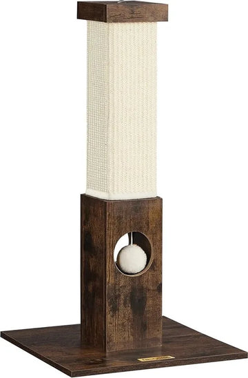FurnStar - Krabpaal - Katten Krabpaal met Speelbal - Vintage - Beige - 73 cm