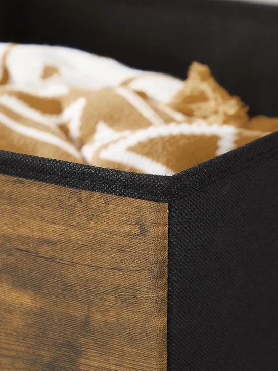 FurnStar - Opbergdoos - Set van 6 - Opbergdozen - Vliesstof - Vouwdoos - 30 x 30 x 30 cm - Stoffen Doos - Voor Kubusplank - Organizer voor Kleding - Mistgrijs – 30 x 30 x 30cm