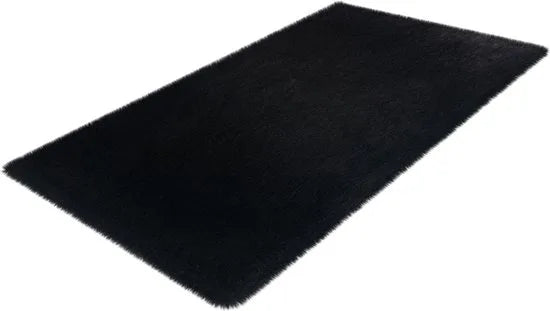 Heaven badmatten - superzacht - fluffy - 50x90 - Mint – Zwart 50 x 90