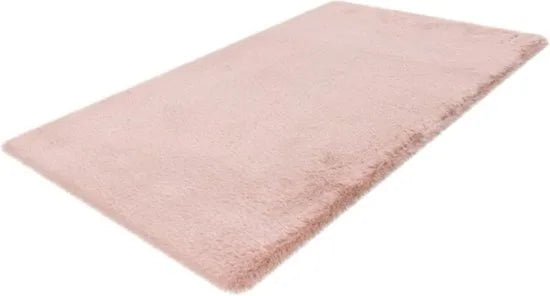 Heaven badmatten - superzacht - fluffy - 50x90 - Mint – Roze 67 x 110