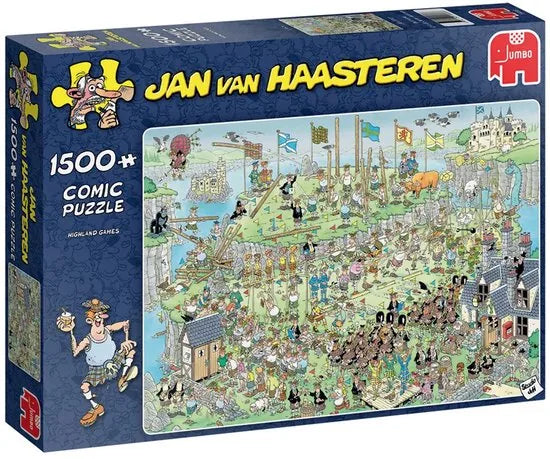 Jan van Haasteren Highland Games puzzel - 1500 stukjes