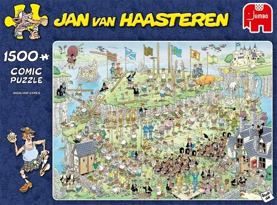 Jan van Haasteren Highland Games puzzel - 1500 stukjes