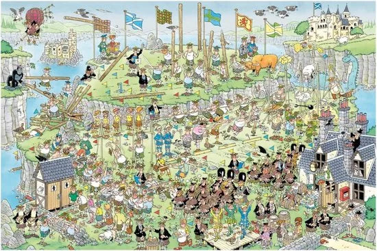 Jan van Haasteren Highland Games puzzel - 1500 stukjes