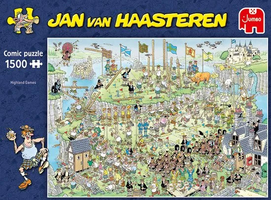 Jan van Haasteren Highland Games puzzel - 1500 stukjes