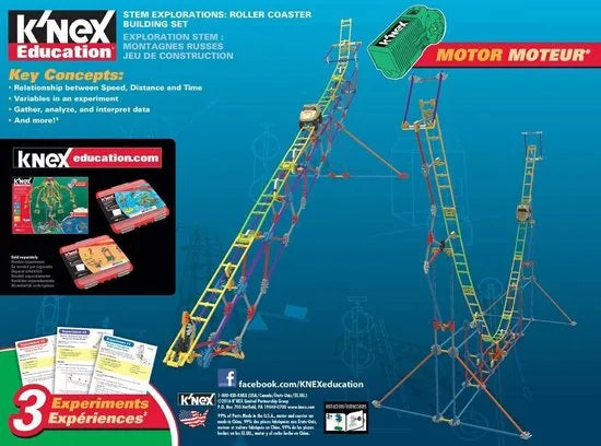 K'NEX Education - Build & Learn Roller Coaster - Bouwset