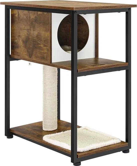 Kattenboom - Krabpaal Klimspeelgoed - Vintage Bruin