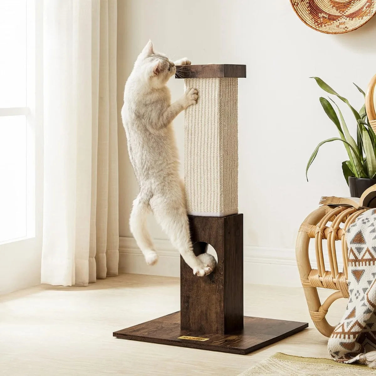 Krabpaal voor Grote Katten - Krappaal - Kattenhuis - Kattenpaal - Cat Tower - Grote Krappaal - Klimwand