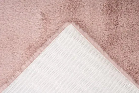 Lalee Heaven – Hoogpolig- Superzachte Badmat – Antislip – Douchemat – Toiletmat – Wasbaar – Voor Badkamer - 40x60 cm - Roze