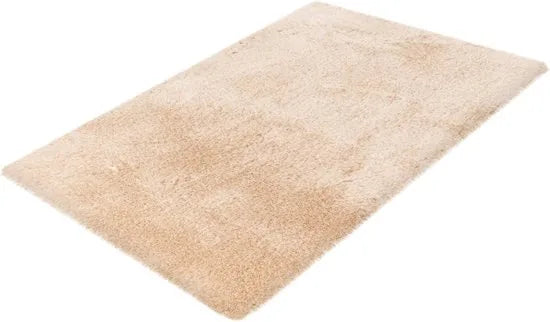 Lalee Heaven – Superzachte Badmat – Antislip – Hoogpolig – Douchemat – Toiletmat – Wasbaar – Voor Badkamer – Beige- 40x60