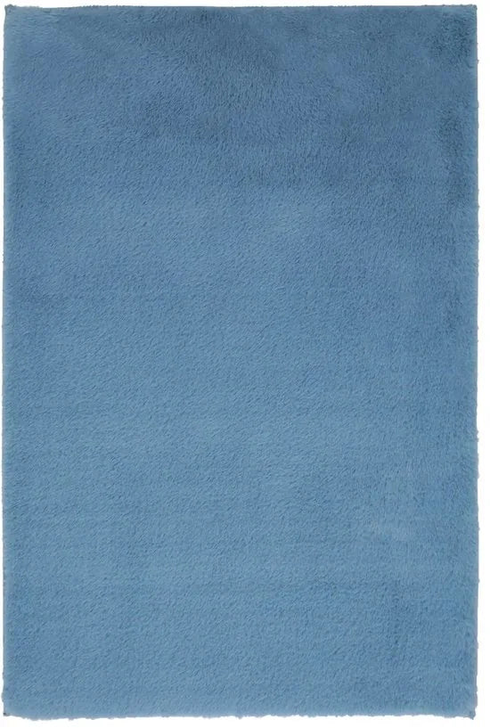 Lalee Heaven – Superzachte Badmat – Antislip – Hoogpolig – Douchemat – Toiletmat – Wasbaar – Voor Badkamer – Blauw – 50x90 cm – Blauw 67 x 110cm