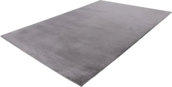 Lalee Heaven – Superzachte Badmat – Antislip – Hoogpolig – Douchemat – Toiletmat – Wasbaar – Voor Badkamer – Blauw – 50x90 cm – Grijs 40 x 60cm