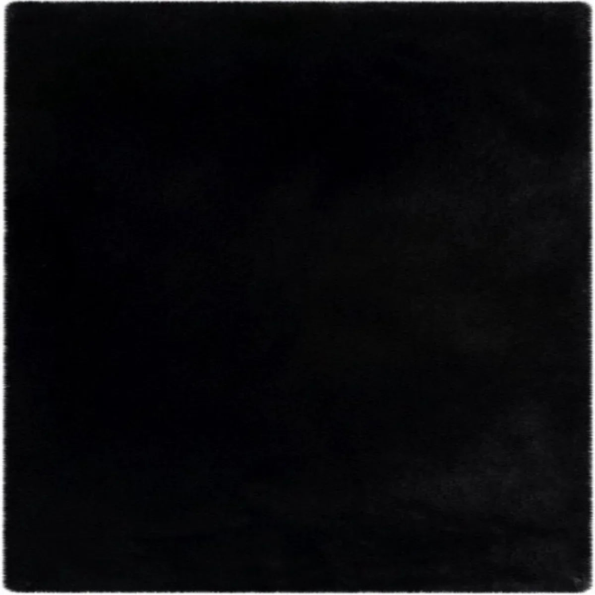 Lalee Heaven – Superzachte Badmat – Antislip – Hoogpolig – Douchemat – Toiletmat – Wasbaar – Voor Badkamer –Taupe - 40x60 – Zwart 67 x 110cm