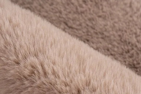 Lalee Heaven – Superzachte Badmat – Antislip – Hoogpolig – Douchemat – Toiletmat – Wasbaar – Voor Badkamer –Taupe - 40x60