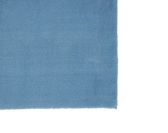 Lalee Heaven – Superzachte Badmat – Antislip – Hoogpolig – Douchemat – Toiletmat – Wasbaar – Voor Badkamer – Blauw – 67x110 cm
