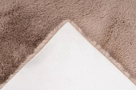 Lalee Heaven – Superzachte Badmat – Antislip – Hoogpolig – Douchemat – Toiletmat – Wasbaar – Voor Badkamer – Zilver - 40x60 – Taupe 67 x 110cm