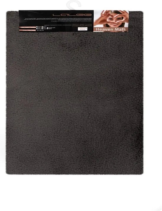 Lalee Vacht Badmat Antislip - 40x60 cm - Grijs - Douchemat - Superzacht - Toiletmat – Grijs 50 x 90cm