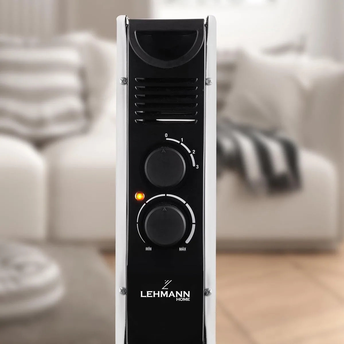 Lehmann LHOHC-2013B Convectorverwarming 2000W – Radiator met Thermostaat en 3-traps Vermogensregeling (750/1250/2000W) – Mobiele Ventilatorkachel met Oververhittingsbeveiliging – Energiezuinig en Stil – Wit