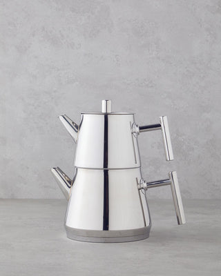 English Home Premium New Aden Theepot Set – RVS – Zilver
